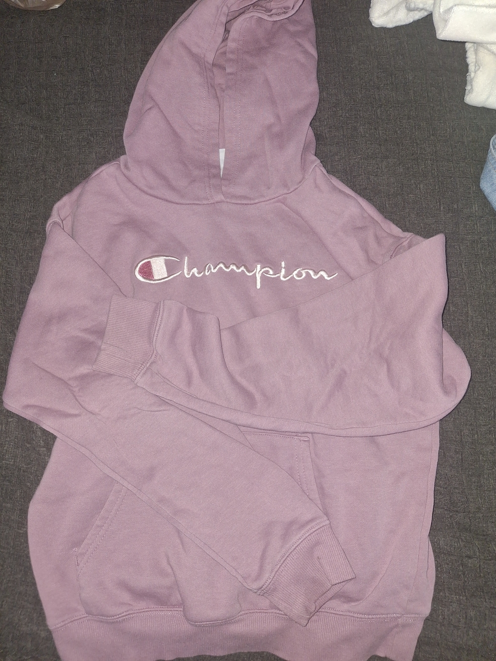 Champion Women's Mauve Logo Hoodie